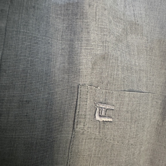 Ted Lapidus Button Down Medium Gently worn Blended cotton 22" armpit to armpit - Picture 2 of 5